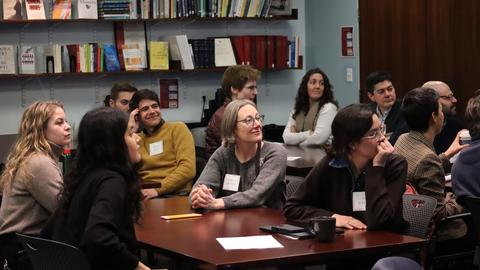 community of practice members around a table