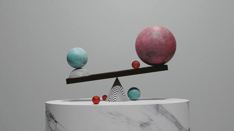 objects imperfectly balanced
