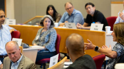 participants discuss ethics at AI Directors' Forum