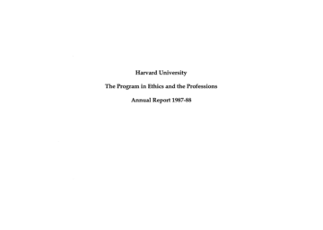 Cover of 1987-88 Annual Report