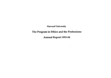 Cover of 1993-94 Annual Report
