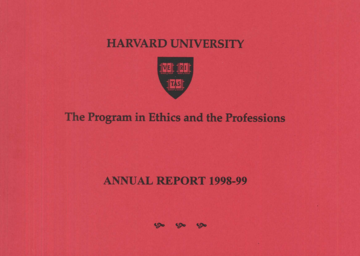 Cover of 1998-99 Annual Report