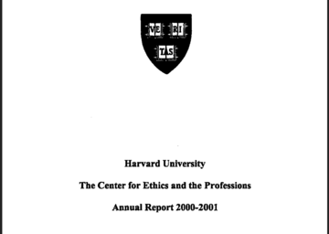 Cover of 2000-01 Annual Report