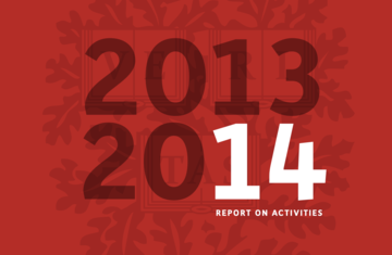 Cover of 2013-14 Annual Report