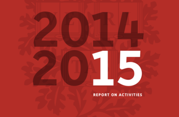 Cover of 2014-15 Annual Report