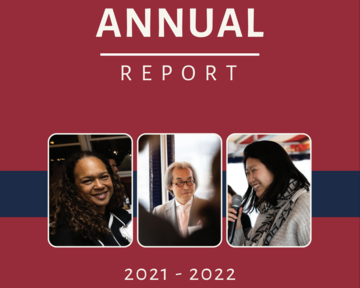 Cover of 2021-22 Annual Reoprt