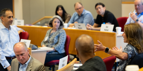 participants discuss ethics at AI Directors' Forum