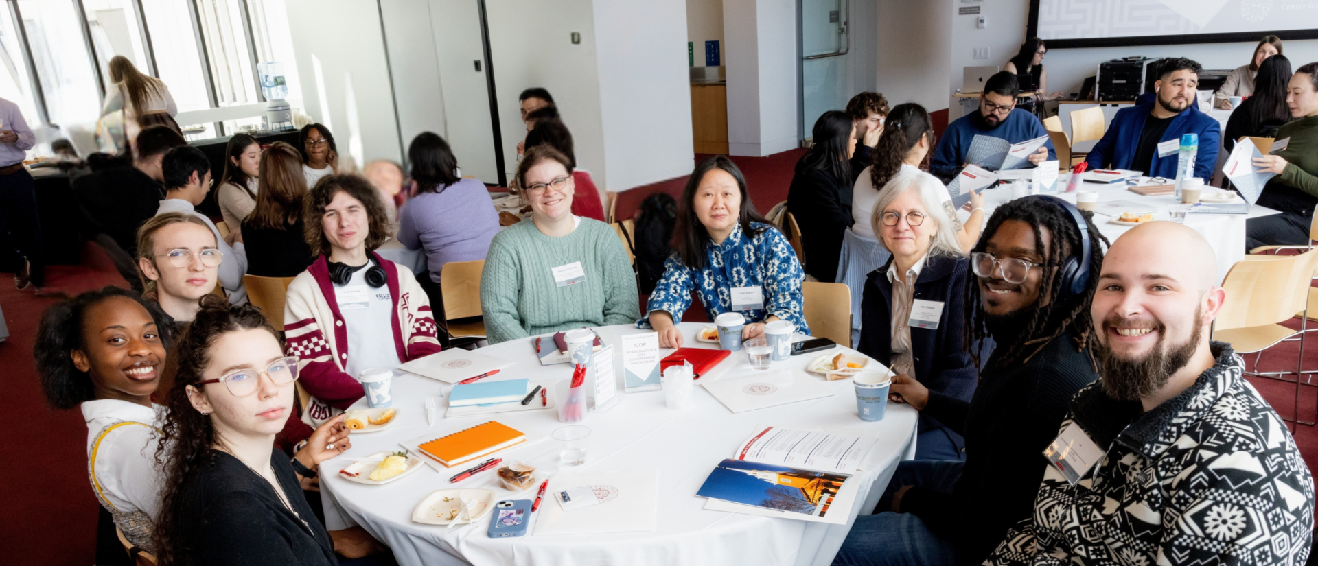Members of the Intercollegiate Civil Disagreement Partnership at our civil discourse conference