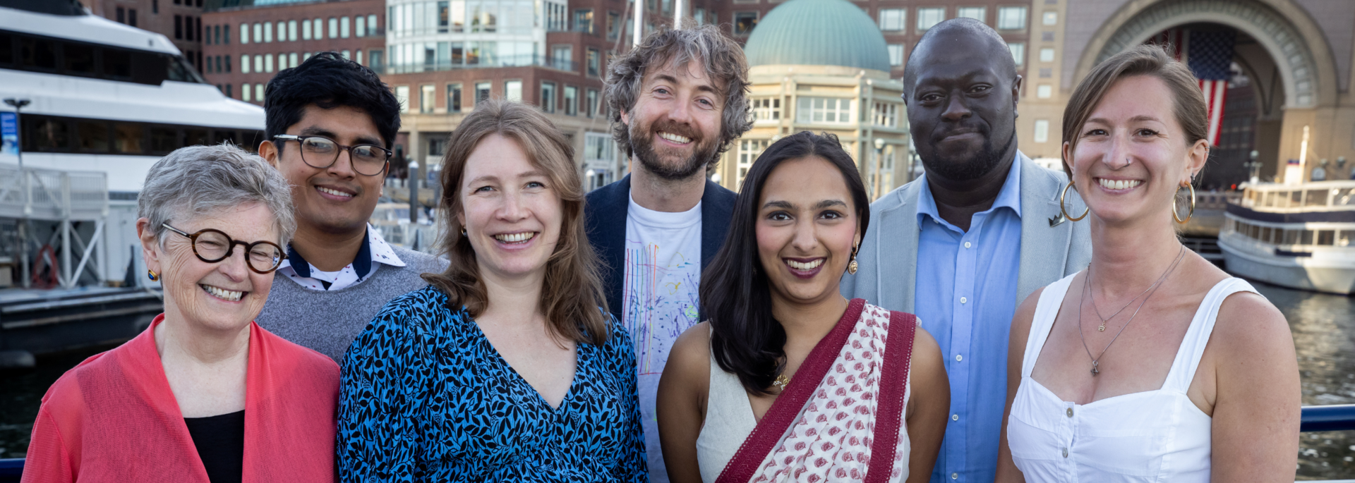 Fellows in Residence smiling in a group