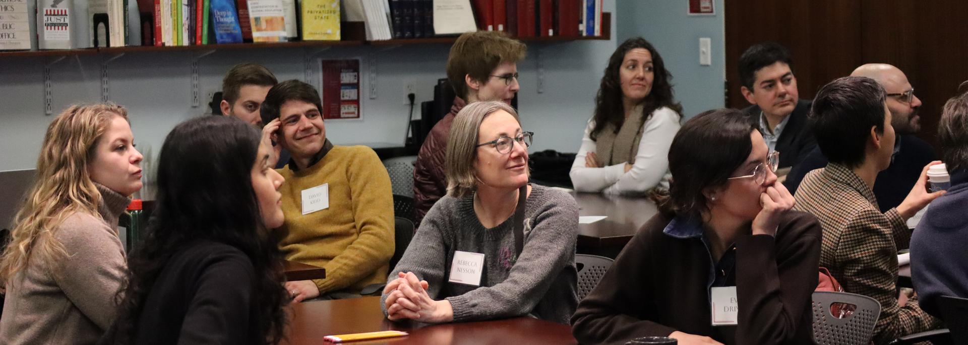 community of practice members around a table