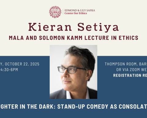 Kamm Lecture - Setiya - News Thumbnail